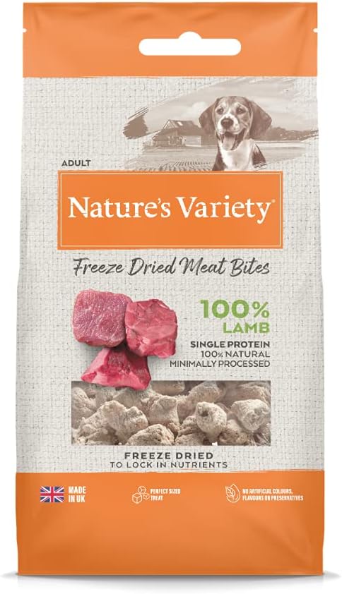 Natures Menu NATURE'S VARIETY FREEZE DRIED MEAT BITES LAMB (12 x 20g)