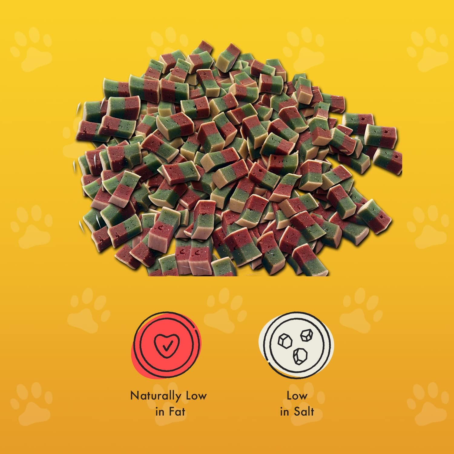 Pet Munchies Sushi Dog Training Treats, Oven Baked Tasty Bites with Natural Real Meat, Low in Fat 50g (Pack of 8)
