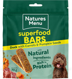 Natures Menu Superfood Snacks with Duck - 9 x 70g