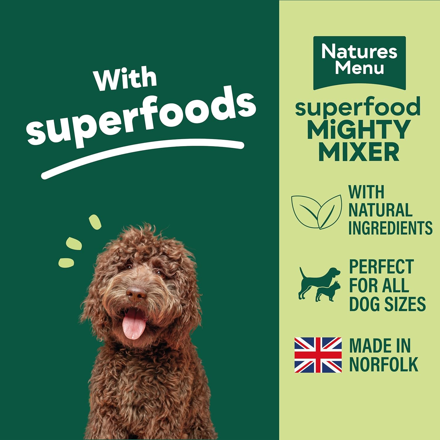 Natures Menu Dog Food Country Hunter Mighty Mixers - 1,2kg