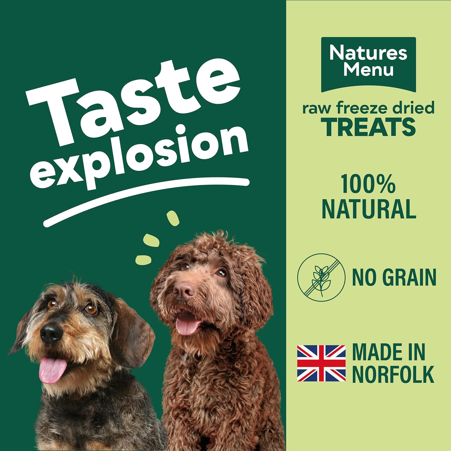 Natures Menu Raw Freeze Dried Treats - Lamb - 20 x 15g