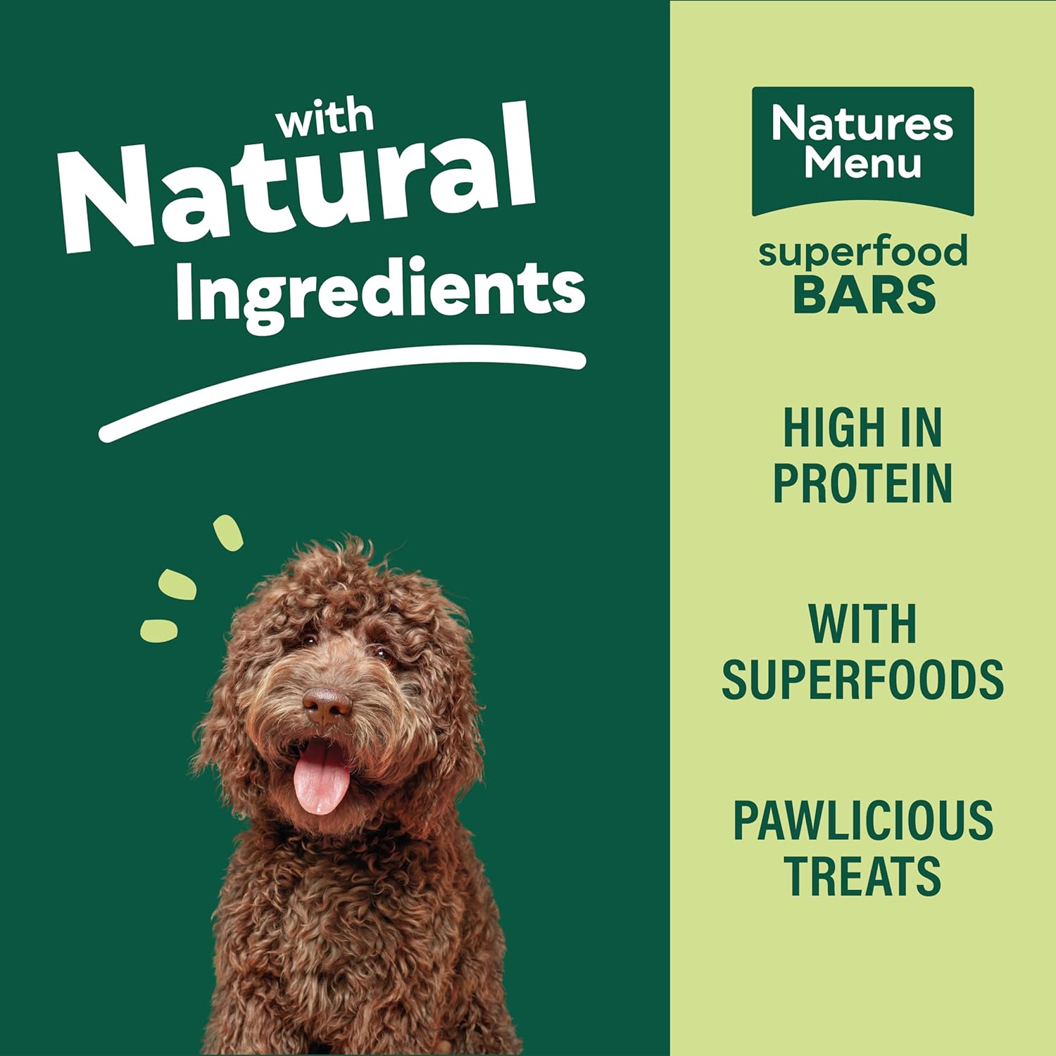 Natures Menu Superfood Snacks with Duck - 9 x 70g