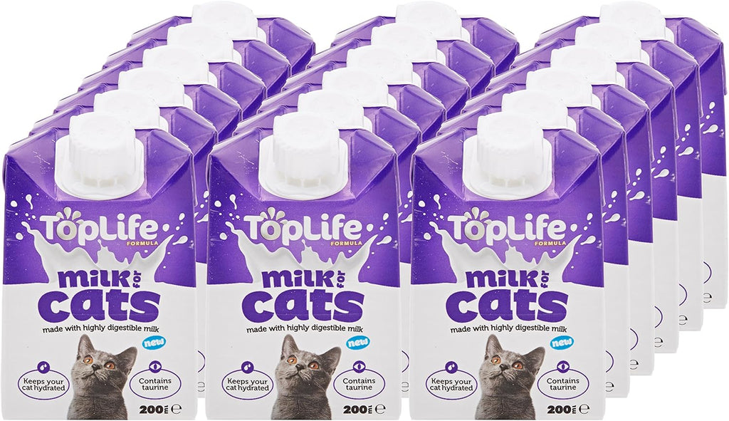 Delamere Dairy Toplife Cat Milk, 200 ml, Pack of 18