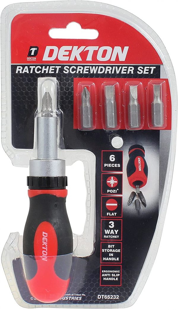 DT65232 Ratchet Screwdriver Set image1