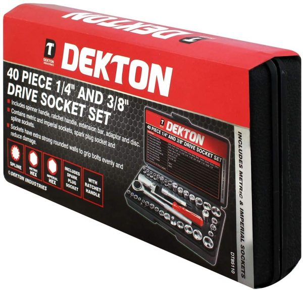 DEKTON DT85110 Drive Socket Set image2